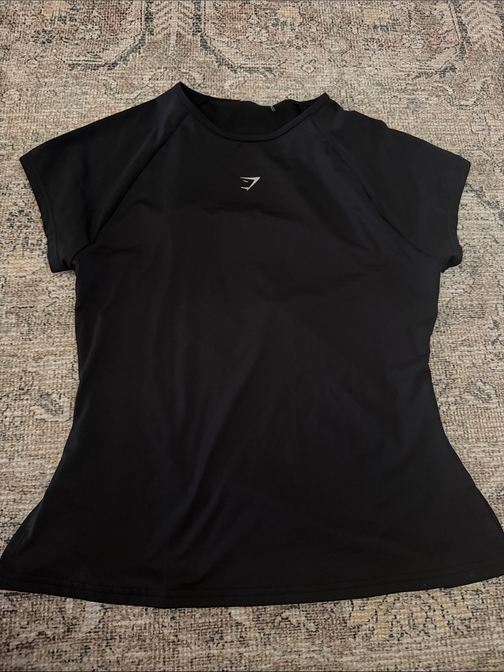 Gymshark Black Short Sleeve Athletic Tee